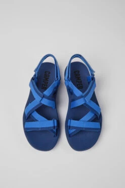 Match Blue Recycled PET Sandals For Men -MK store K100781 004 CF