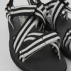 Match Black And White Textile Sandals For Men -MK store K100781 005 DF