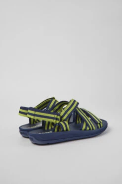 Match Blue And Yellow Textile Sandals For Men -MK store K100781 008 TF