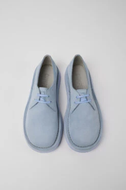 Brothers Polze Blue Leather Shoes For Men -MK store K100791 001 CF