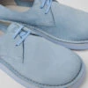 Brothers Polze Blue Leather Shoes For Men