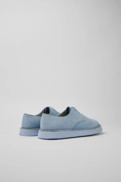 Brothers Polze Blue Leather Shoes For Men -MK store K100791 001 TF