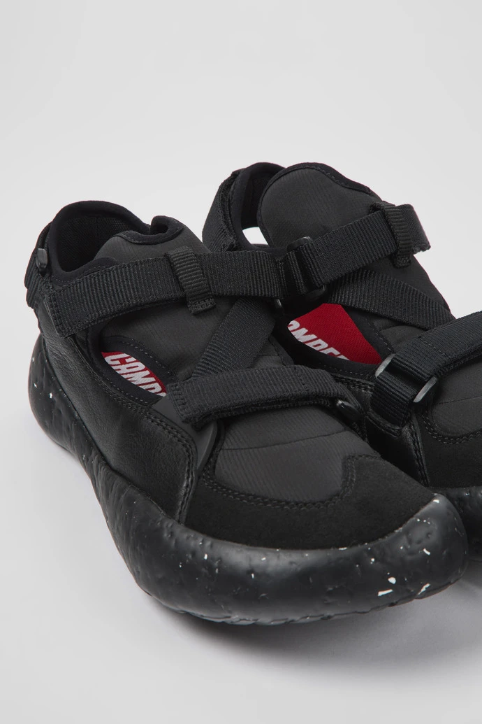 Peu Stadium Black Semi-open Sneakers For Men 3 Peu Stadium Black Semi-open Sneakers For Men