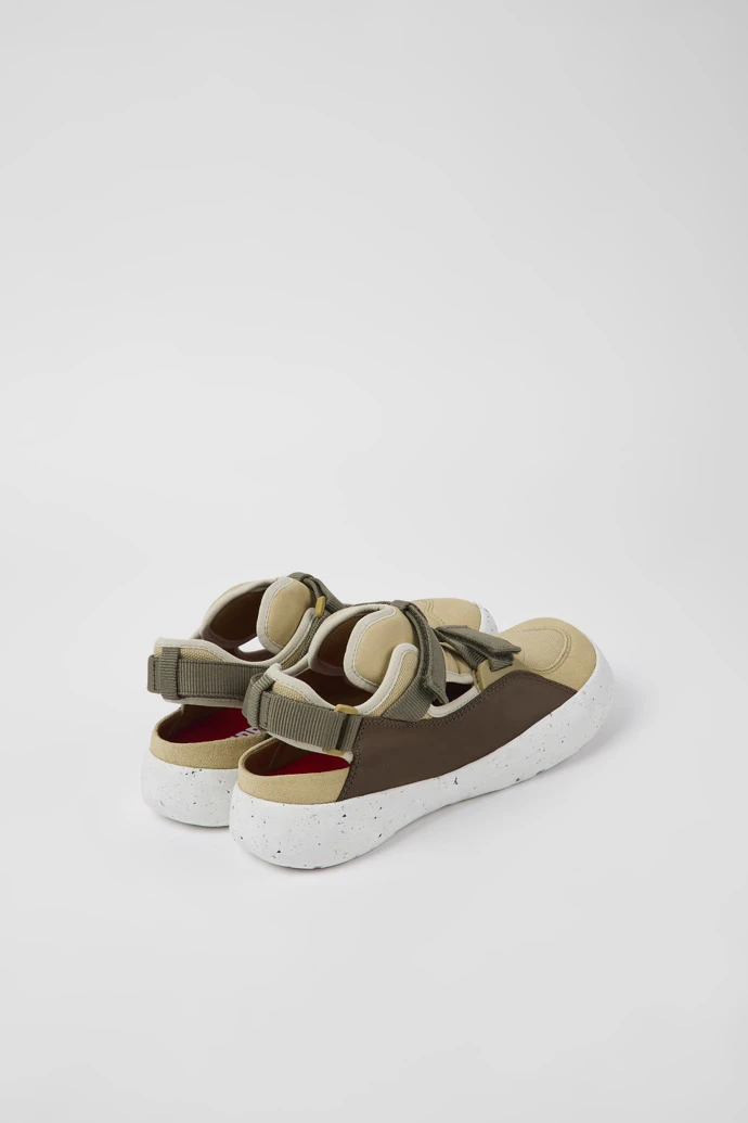 Peu Stadium White Non-dyed Leather And Textile Semi-open Sneakers For Men 5 Peu Stadium White Non-dyed Leather And Textile Semi-open Sneakers For Men - Image 3