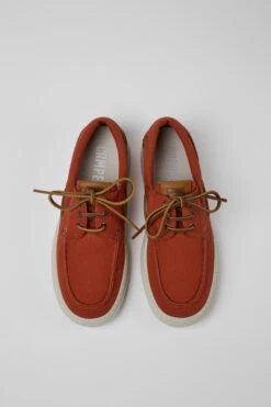 Runner Red Recycled Cotton Shoes For Men -MK store K100804 001 CF