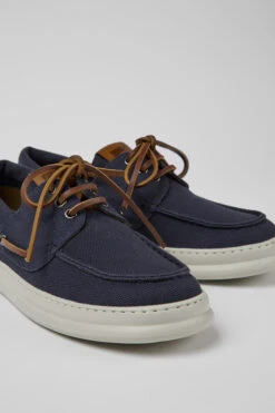 Runner Blue Recycled Cotton Shoes For Men
