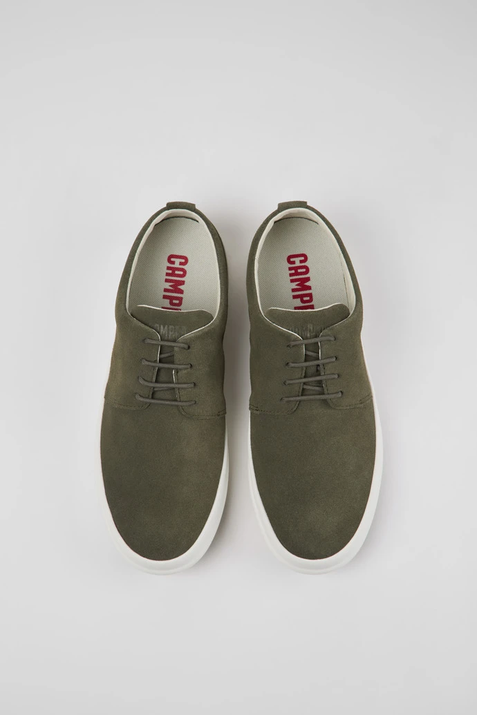 Chasis Green Nubuck Shoes For Men 6 Chasis Green Nubuck Shoes For Men - Image 4