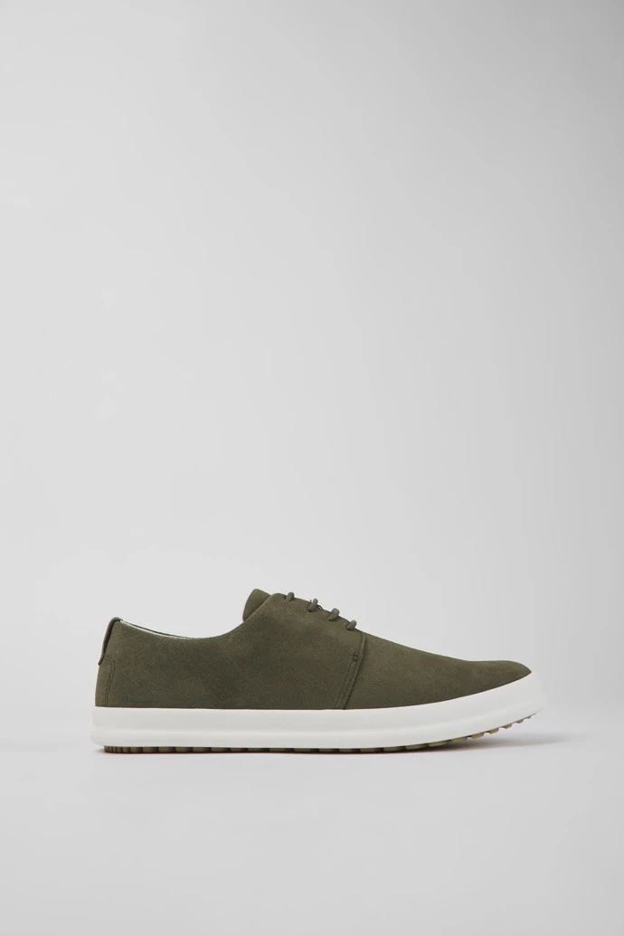 Chasis Green Nubuck Shoes For Men 4 Chasis Green Nubuck Shoes For Men - Image 2