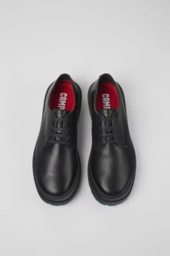 Brutus Trek MICHELIN Black Leather Shoes For Men -MK store K100838 006 CF