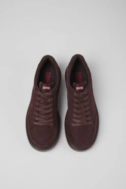 Runner K21 Burgundy Nubuck Sneakers For Men -MK store K100841 019 CF