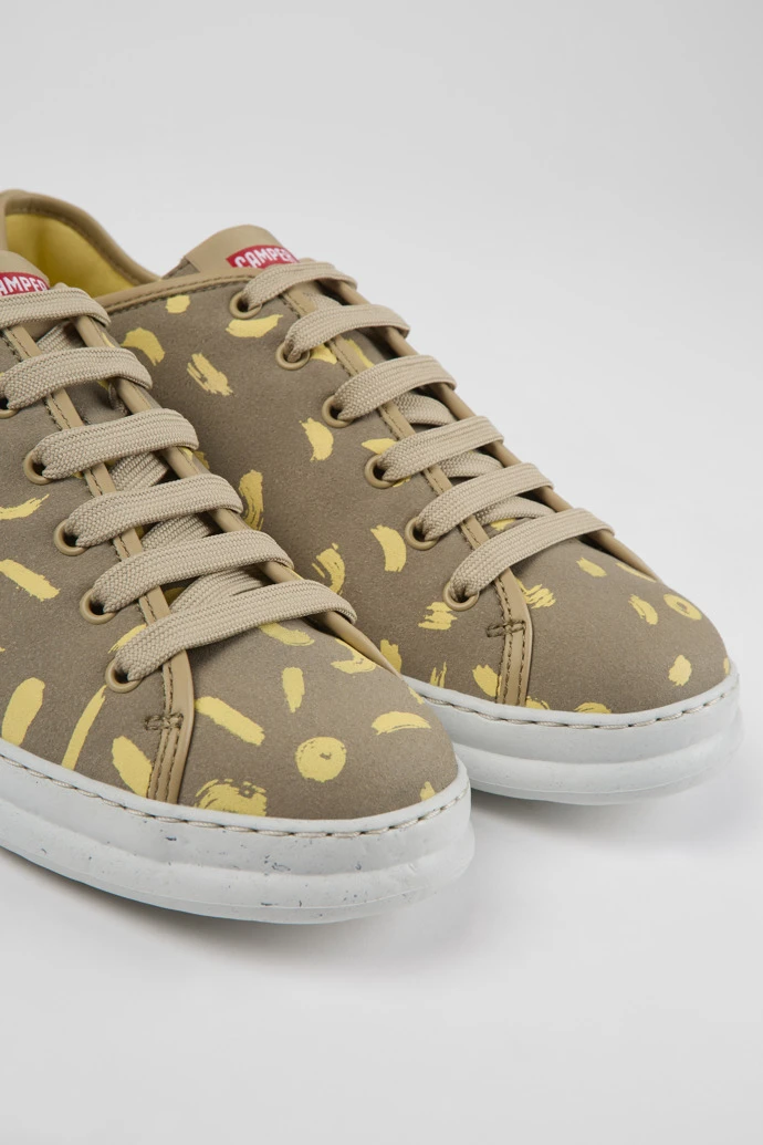 Runner Multicolored Nubuck And Leather Sneakers For Men 3 Runner Multicolored Nubuck And Leather Sneakers For Men