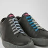 Twins Gray Leather Sneakers For Men -MK store K100855 003 DF