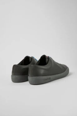 Twins Gray Leather Sneakers For Men -MK store K100855 003 TF