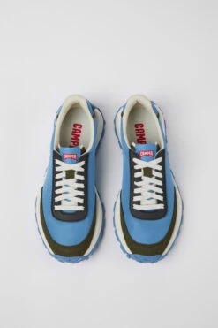 Drift Trail Blue Textile And Nubuck Sneakers For Men -MK store K100864 009 CF