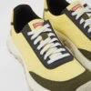 Drift Trail Yellow Textile And Nubuck Sneakers For Men