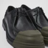 Junction Black Responsibly Raised Leather Shoes For Men -MK store K100872 011 DF