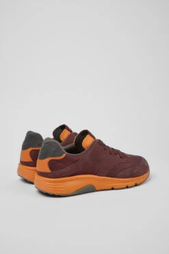 Drift Burgundy And Orange Textile Sneakers For Men -MK store K100876 002 TF