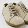 Peu Beige Textile Shoes For Men -MK store K100878 003 DF