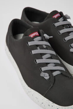 Peu Touring Gray Textile Sneakers For Men