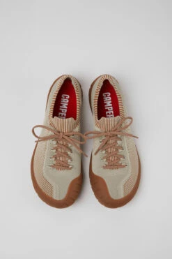 Path Gray And Brown Textile Sneakers For Men -MK store K100885 001 CF