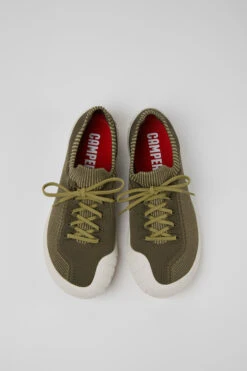 Path Green And Yellow Textile Sneakers For Men -MK store K100885 002 CF