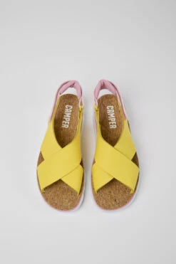 Oruga Yellow And Pink Sandals For Women -MK store K200157 040 CF