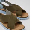 Oruga Green, Blue, And Grey Sandals For Women -MK store K200157 042 DF