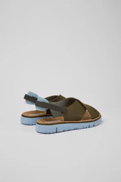 Oruga Green, Blue, And Grey Sandals For Women -MK store K200157 042 TF