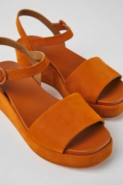 Misia Brown Nubuck Sandals For Women