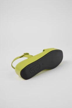 Misia Green Leather Sandals For Women -MK store K200564 039 SF