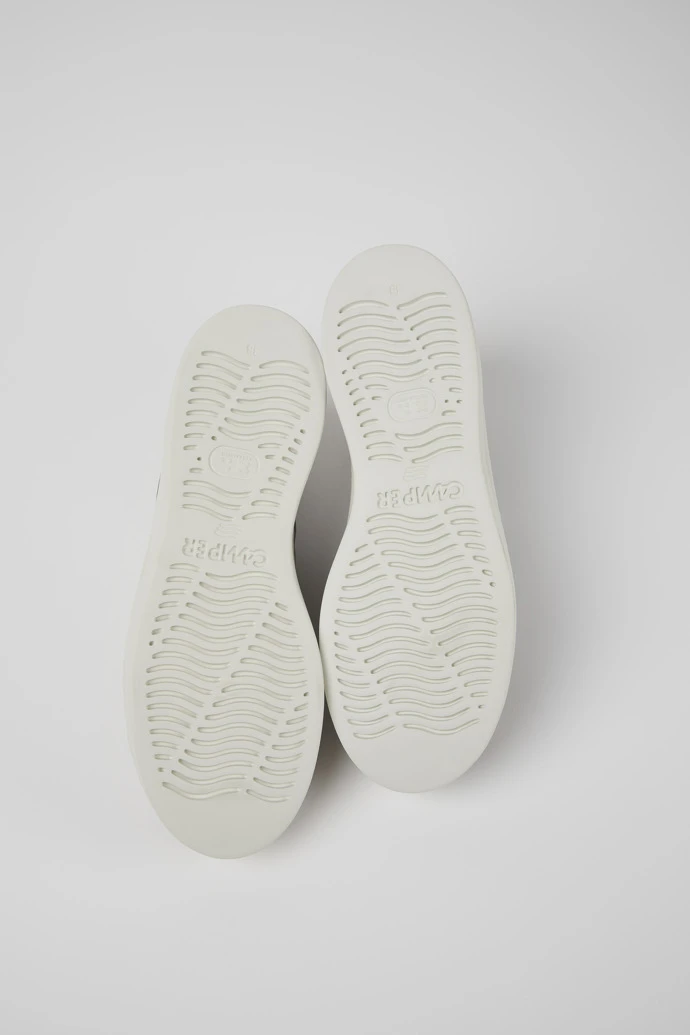 Runner Up Gray Metallic Leather Sneakers For Women 7 Runner Up Gray Metallic Leather Sneakers For Women - Image 5