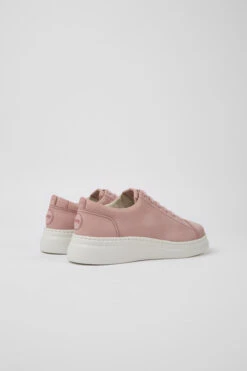 Runner Up Pink Leather Sneakers For Women -MK store K200645 060 TF