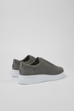Runner Up Gray Nubuck Sneakers For Women -MK store K200645 075 TF