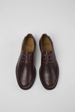 Iman Burgundy Leather Shoes For Women -MK store K200685 029 CF