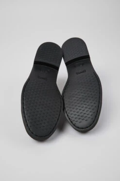 Twins Black Leather Shoes For Women -MK store K200685 030 SF