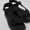 Oruga Up Black Recycled PET Sandals For Women -MK store K200851 004 DF