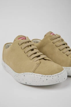 Peu Touring Beige Nubuck Sneakers For Women