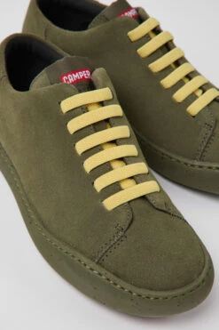 Peu Touring Green Nubuck Sneakers For Women