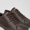 Peu Touring Burgundy Leather Sneakers For Women -MK store K200877 036 DF