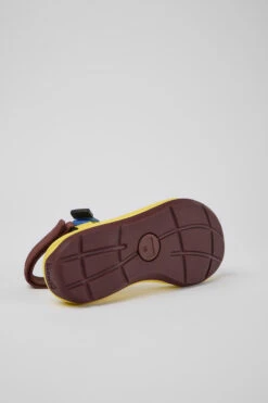 Match Yellow, Blue, And Burgundy Sandals For Women -MK store K200958 015 SF