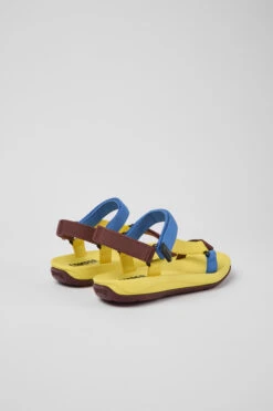 Match Yellow, Blue, And Burgundy Sandals For Women -MK store K200958 015 TF