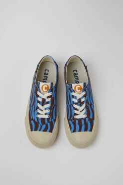 Camaleon Blue And Burgundy Sneakers For Women -MK store K201160 016 CF