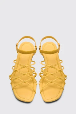 Casi Myra Yellow Sandal For Women -MK store K201221 002 C