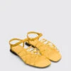 Casi Myra Yellow Sandal For Women -MK store K201221 002 F