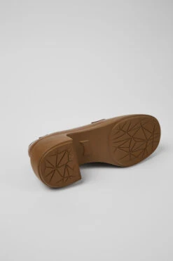 Thelma Brown Leather Shoes For Women -MK store K201292 011 SF