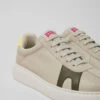 Twins Gray Leather And Nubuck Sneakers For Women -MK store K201311 025 DF