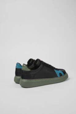 Twins Black Leather And Nubuck Sneakers For Women -MK store K201311 030 TF