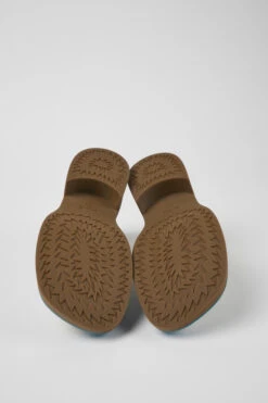 Taylor Gray And Blue Leather Loafers For Women -MK store K201320 015 SF