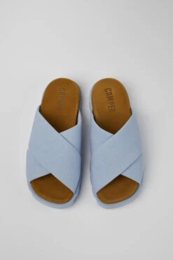 Brutus Sandal Light Blue Recycled Cotton Sandals For Women -MK store K201322 003 CF