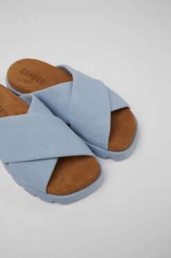 Brutus Sandal Light Blue Recycled Cotton Sandals For Women